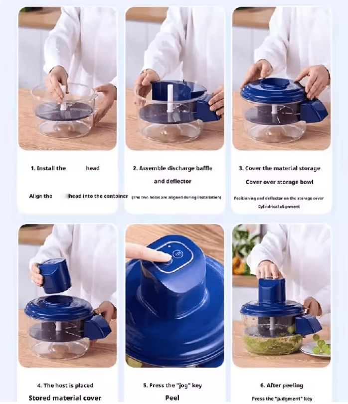 Automatic Electric Peeler for Fruits and Vegetables